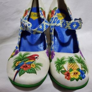 Hot Chocolate Design Tropic Mary Jane Pump
